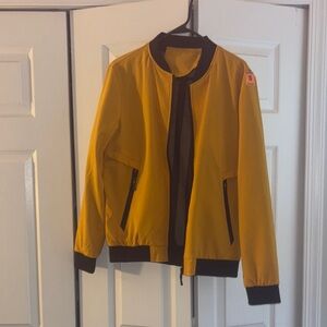 Men's Yellow Bomber Jacket